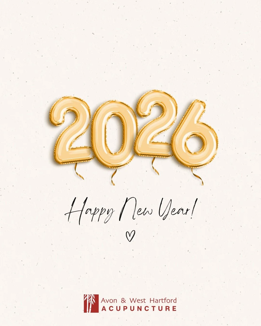 ✨ Happy New Year! ✨

Step into 2026 feeling refreshed, balanced, and ready to thrive&mdash;your wellness journey starts here. 🌿

#HappyNewYear #NewYearNewYou #WellnessJourney #AcupunctureCare #MindBodyBalance #HolisticHealth #SelfCare2026