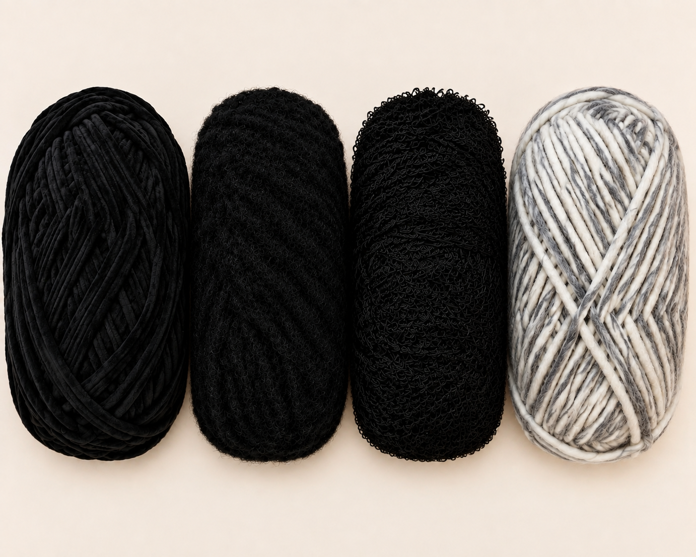 Four Equal-Sized Yarn Skeins, Aligned.png