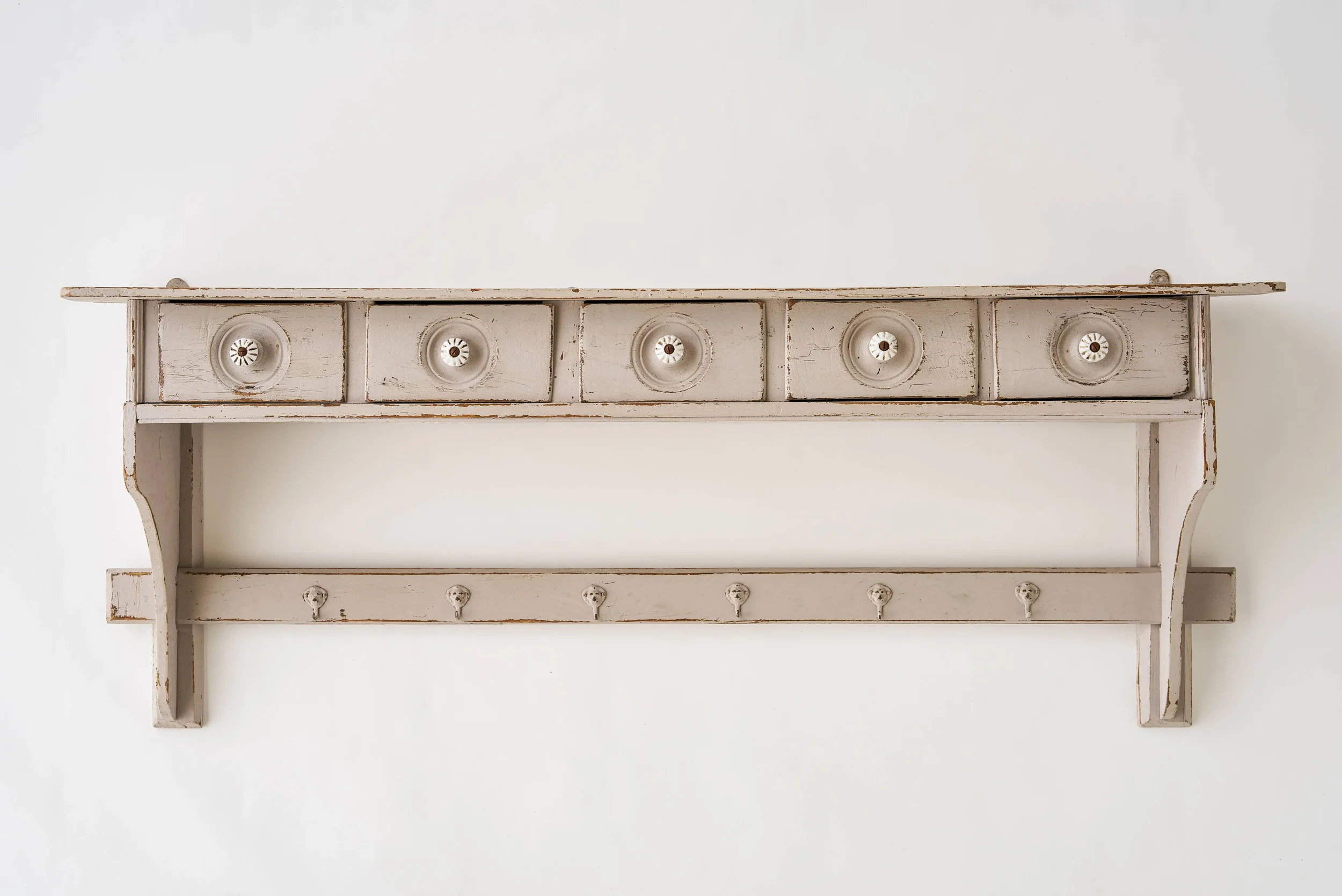 ANTIQUE FRENCH HANGING SHELF