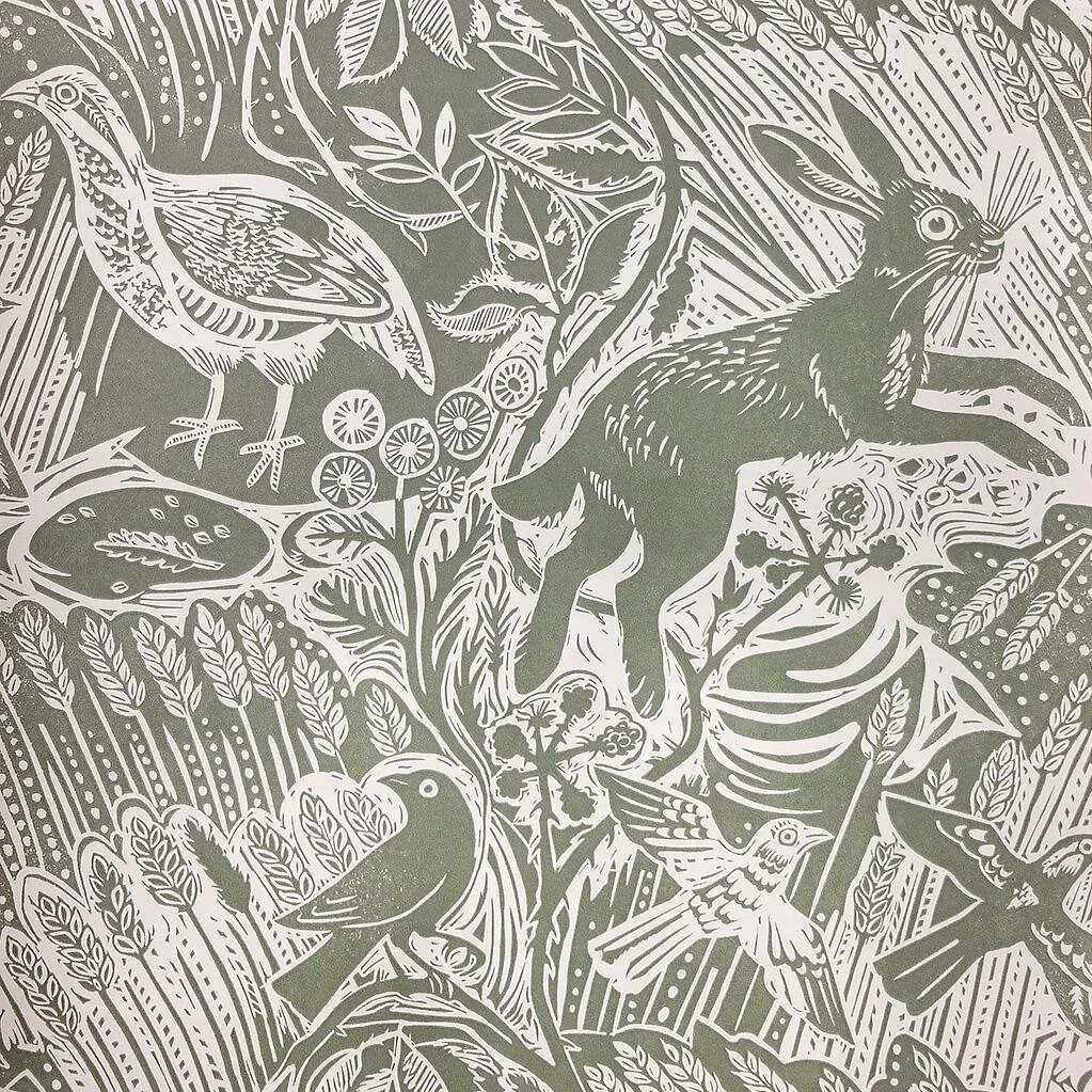 Harvest Hare -  Dark Lichen