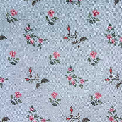 Millie Rose | Rose Blossom on Natural Linen
