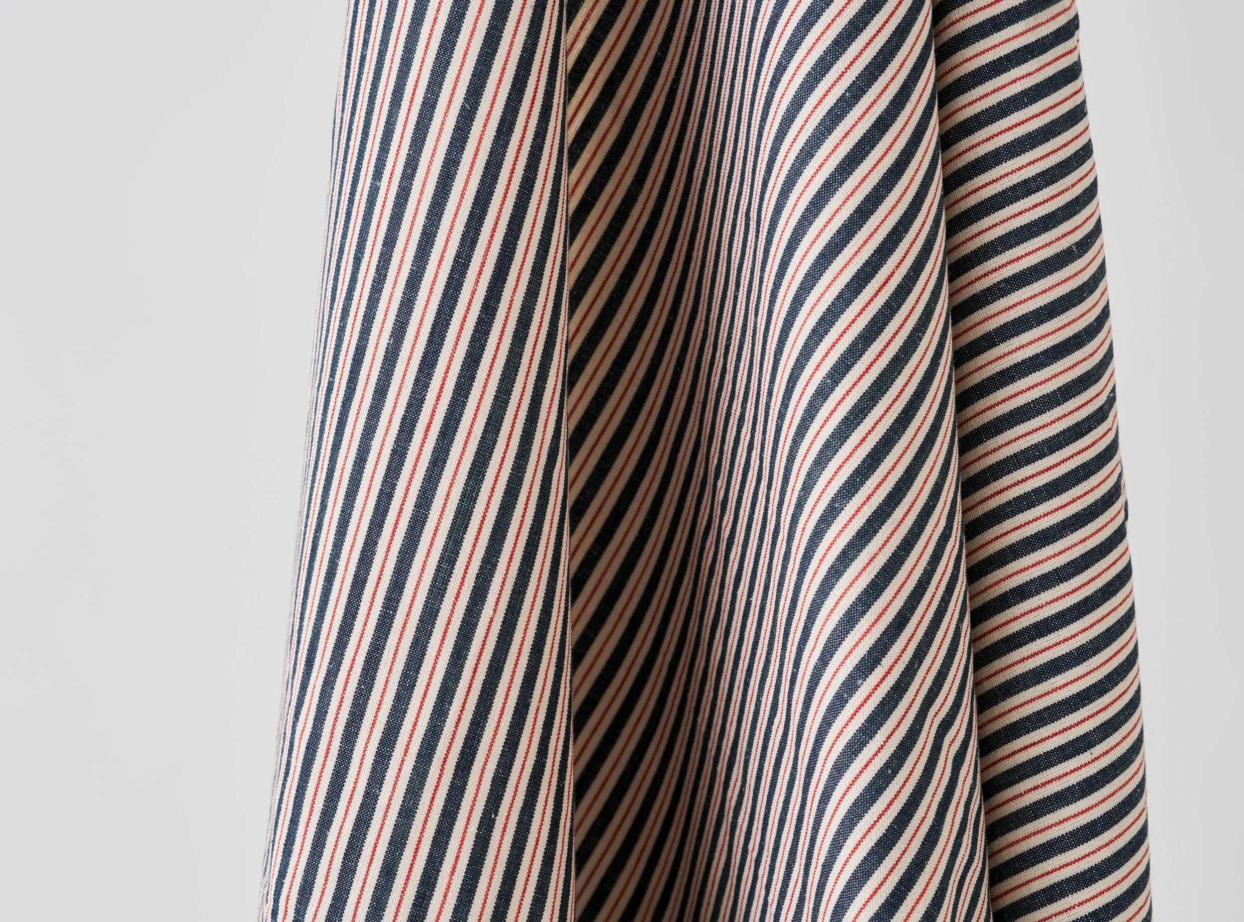 Two Tone Ticking | Indigo & Red