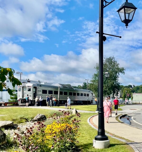 For all taking the Coastliners Excursion from Bath/Wiscasset to Newcastle-Damariscotta tomorrow, a popular inquiry has been for address for Bath station. This excursion is sold out, so for those of you who have tickets and need Bath station address, 
