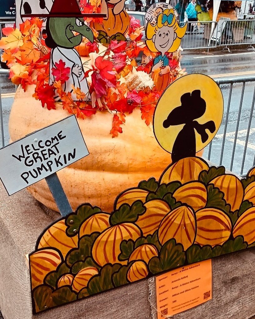 Maybe your pumpkin will be the one that brings the Great Pumpkin to town! Pick up yours on Seedling Sunday, May 19!  Photo credit Nicole D