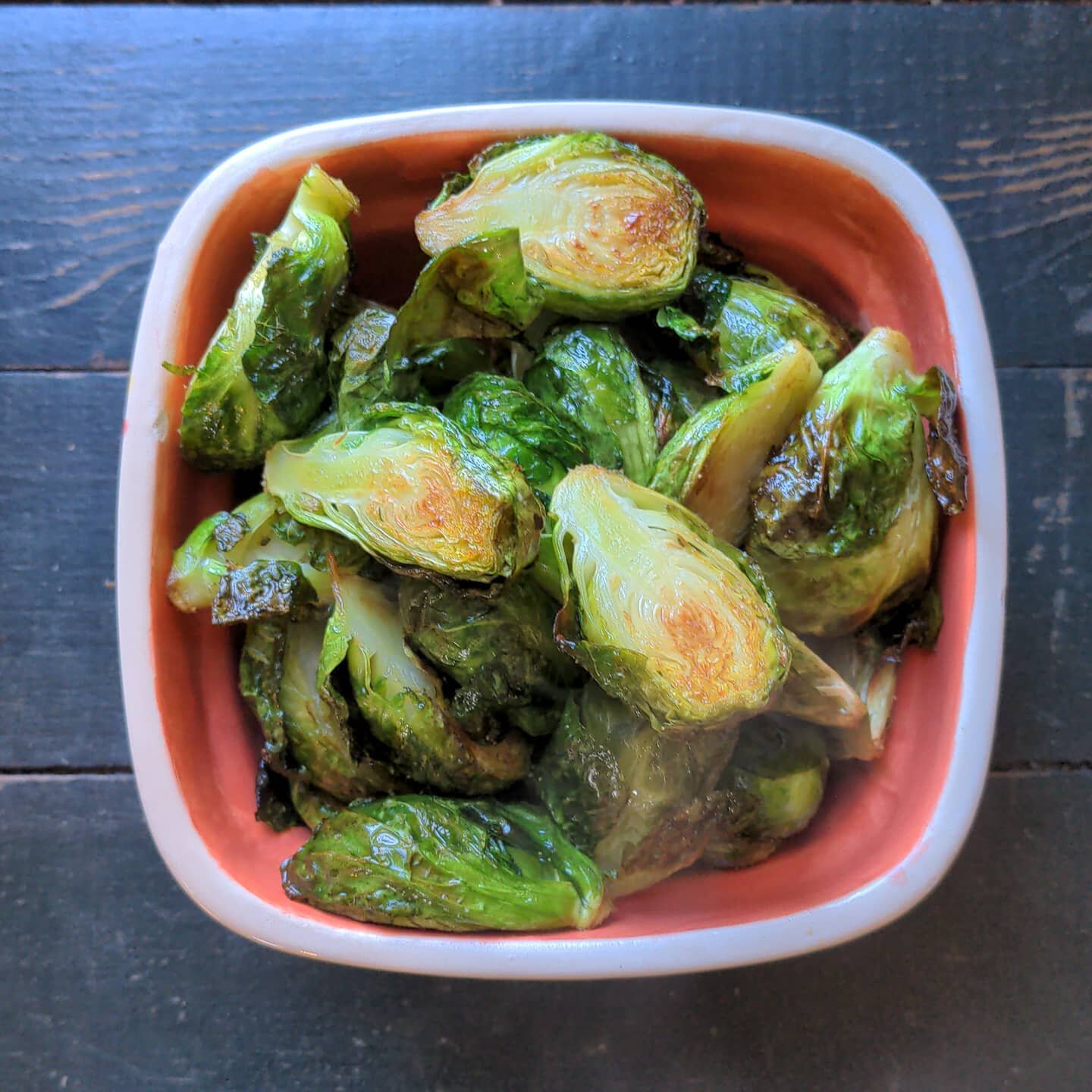 Roasted perfection. 😋

Are you on Team Brussels Sprouts? 

How do you like yours?