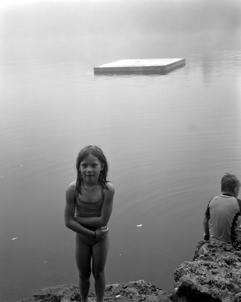 Resized Isabelle swimming at Isle Au Haut.jpg