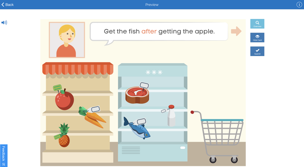 Grocery Shopping - Temporal Concepts