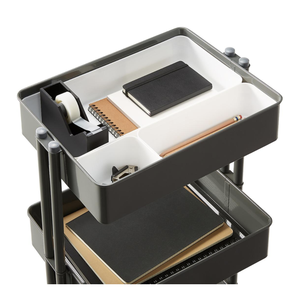 3-Tier Cart Organizer Trays