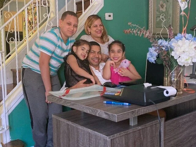Jesus Brito and his family