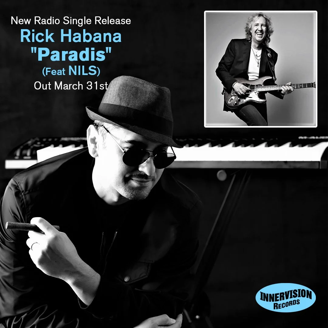 Coming March 31st! Rick Habana's New Radio Single "PARADIS" feat Smooth Jazz Artist Of The Year "NILS"