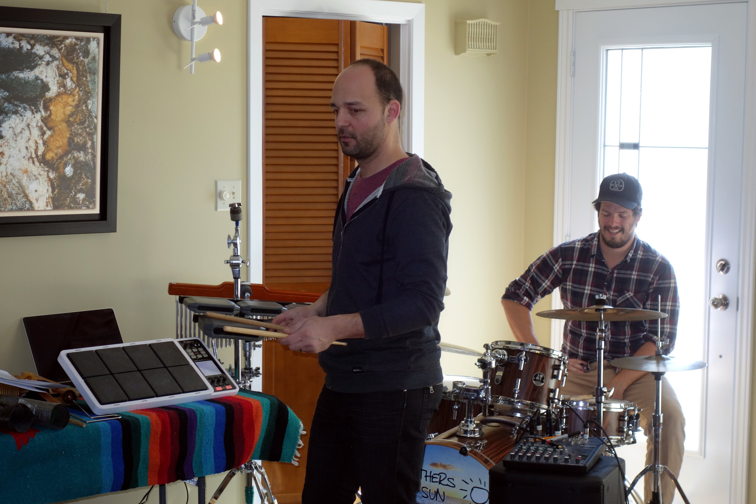 Percussions autour du monde avec Francis Gaulin et Kaven Fournier percussionnistes