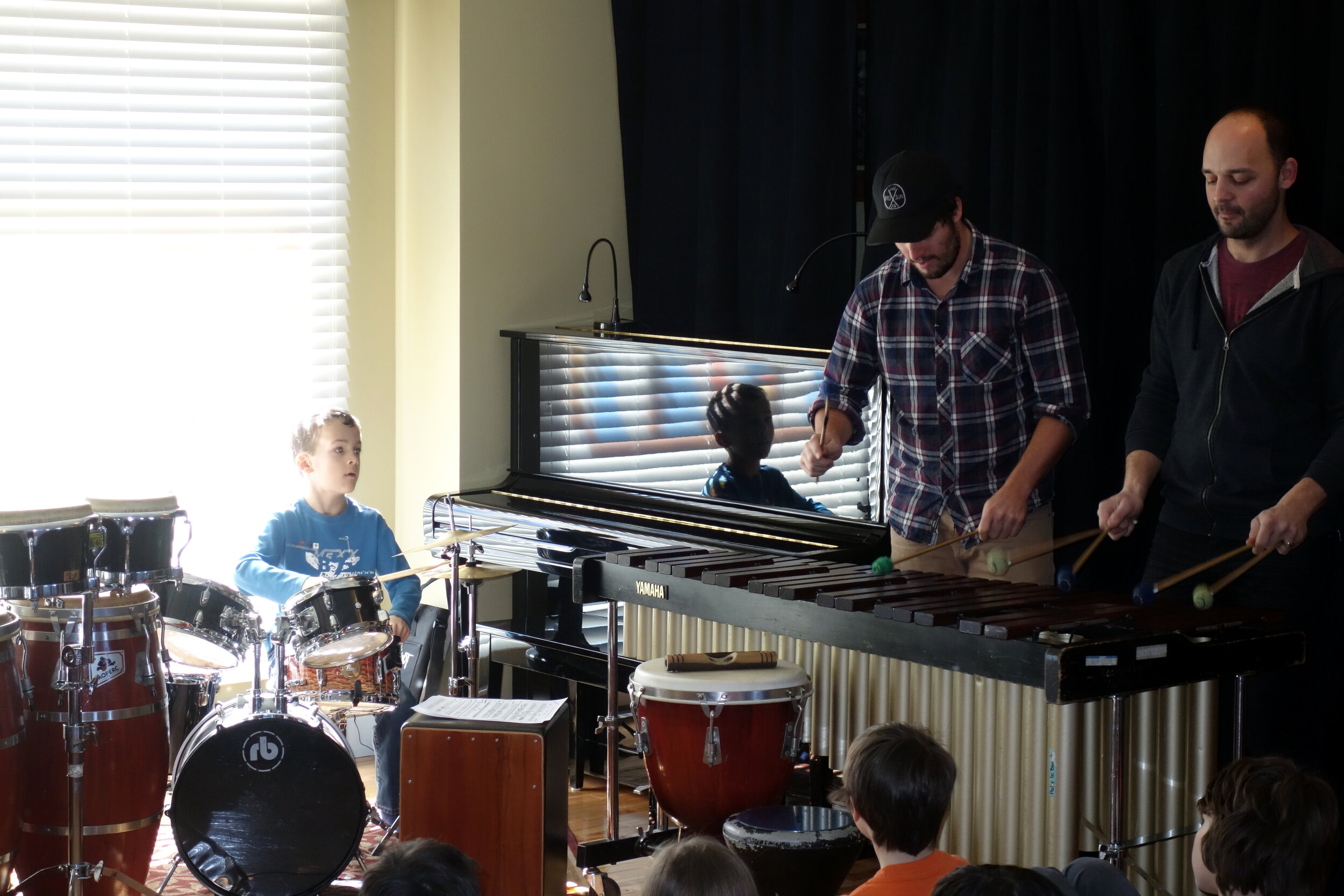 Percussions autour du monde avec Francis Gaulin et Kaven Fournier percussionnistes