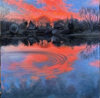 "Autumn Evening Ripples"