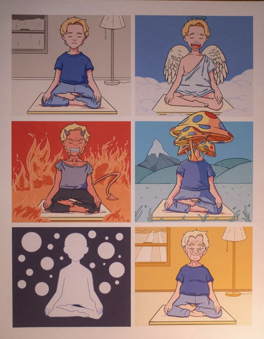 The Process of Meditation Print
