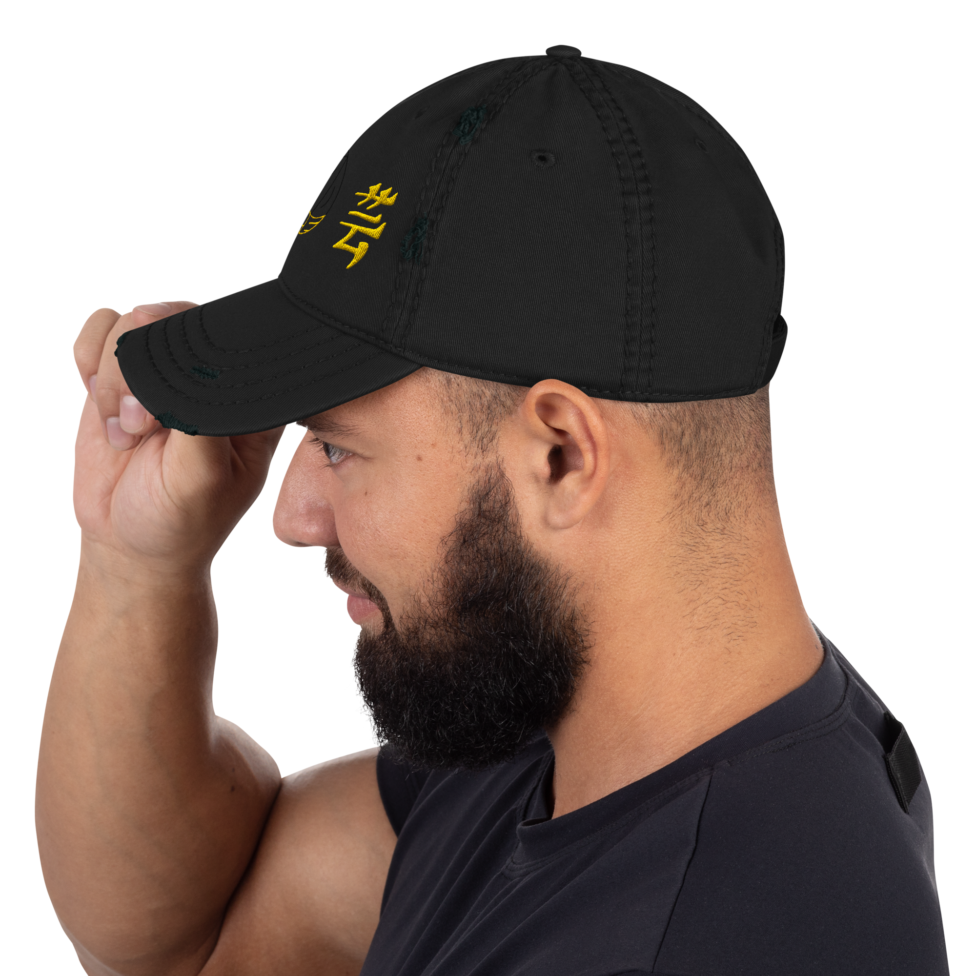 distressed-dad-hat-black-left-side-69bc21ddcb907.png