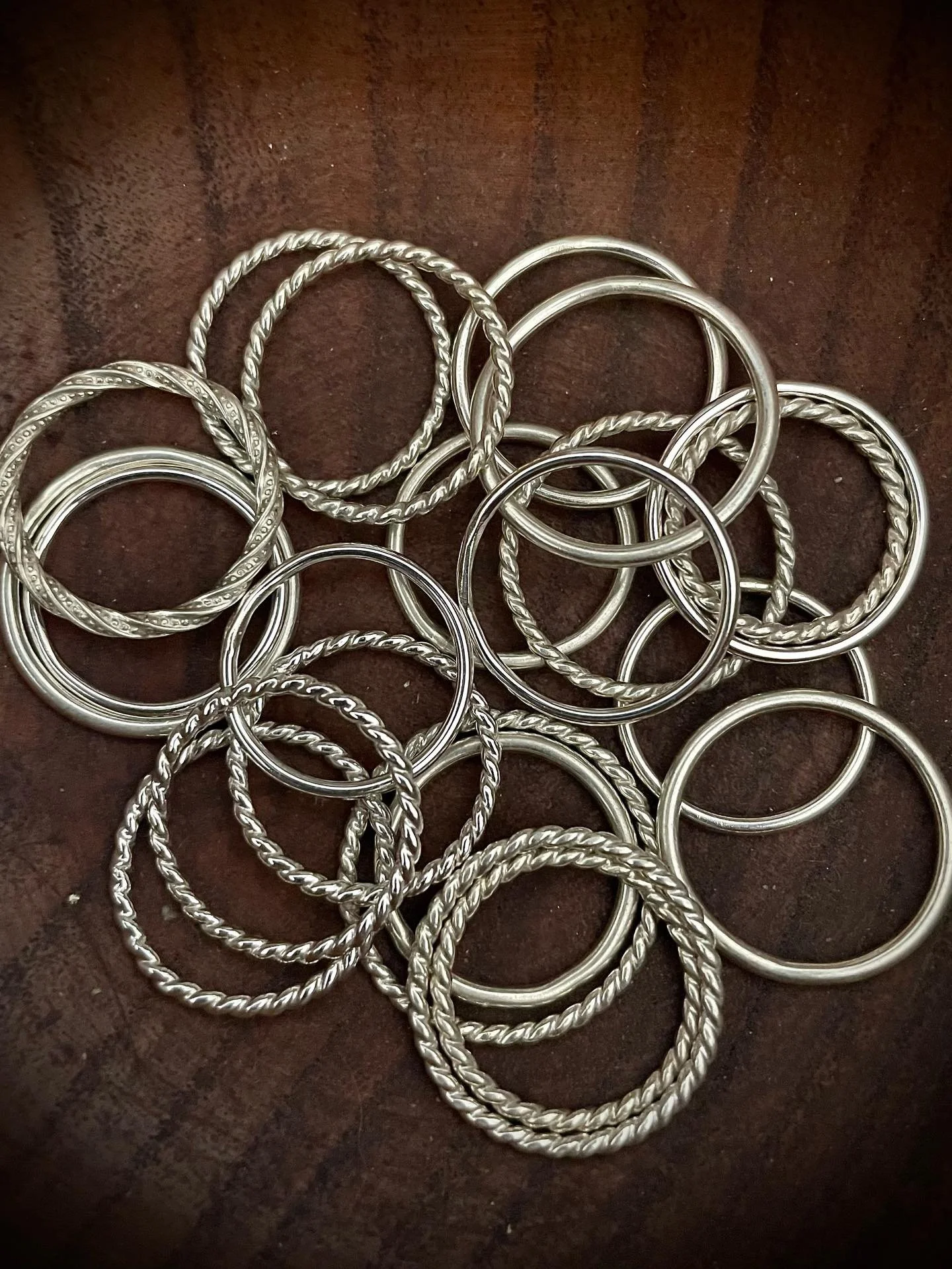 We got sterling silver stackers!
available during our markets 
💍💍💍💍💍💍💍💍💍