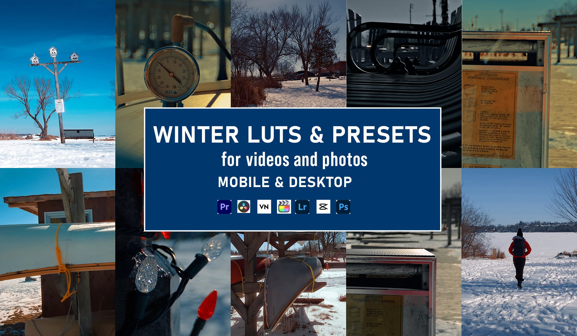 WINTER LUTs & Presets for SMARTPHONES