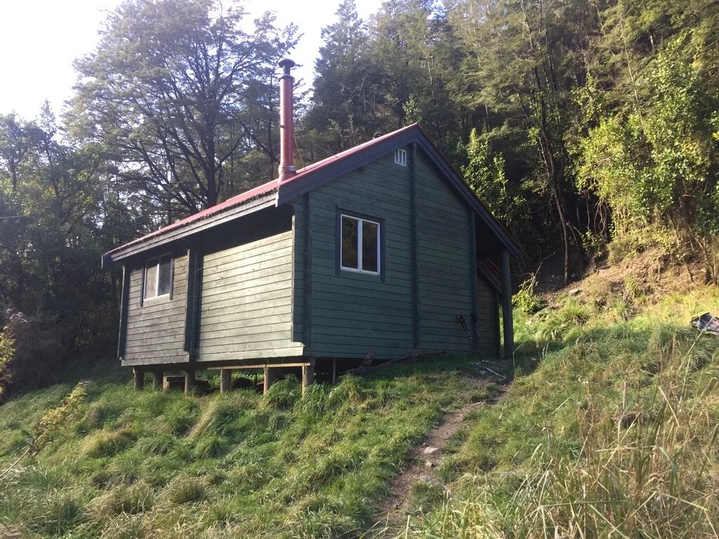 Here’s the outside of the hut. It’s all I got to see of it!