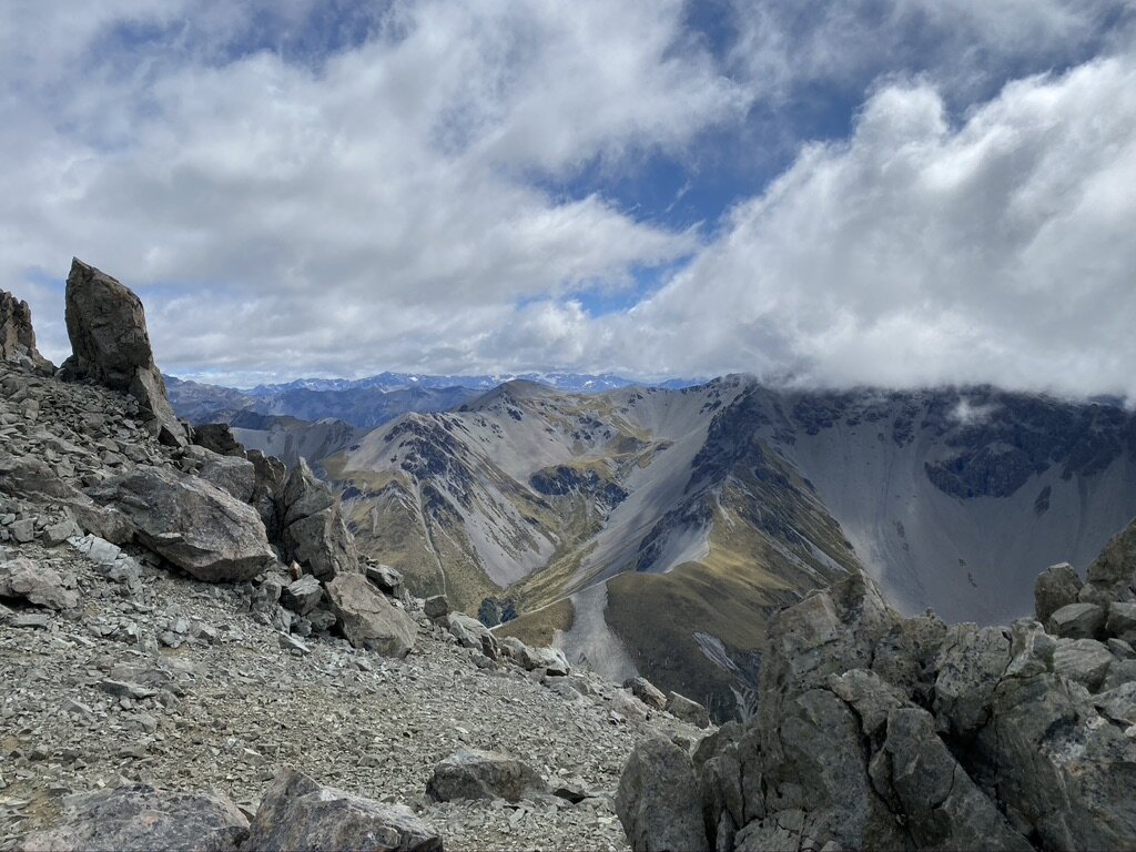 The view from further along the ridge