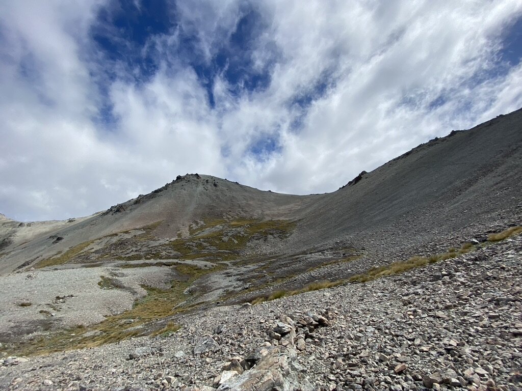 Hamilton Peak starting to look smaller