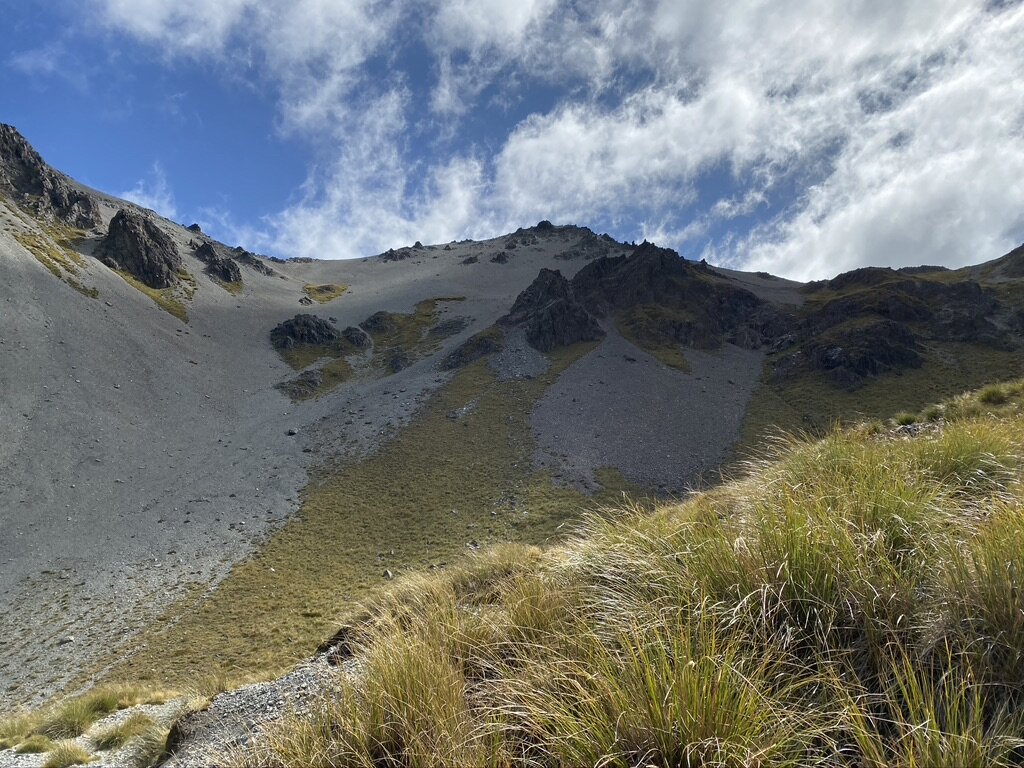 That bump in the middle is Hamilton Peak - hard to believe we were up there.