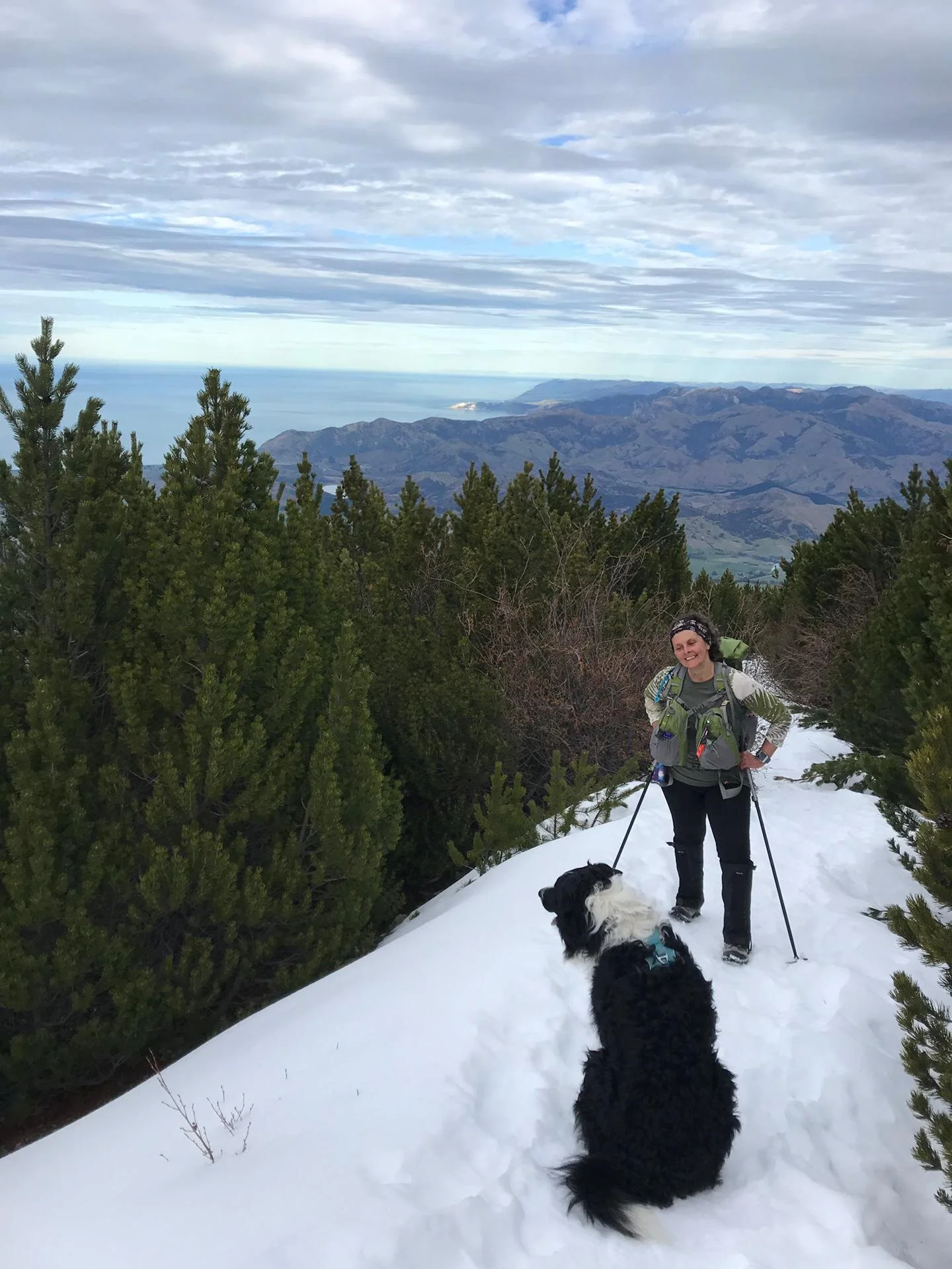 Slogging up Mt Fyffe