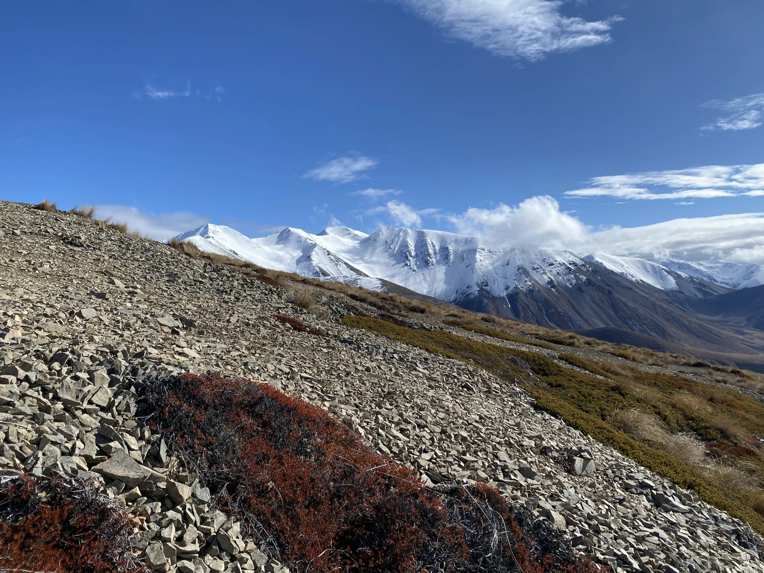 And the views towards the ski field - obscured by Cloudy Hill