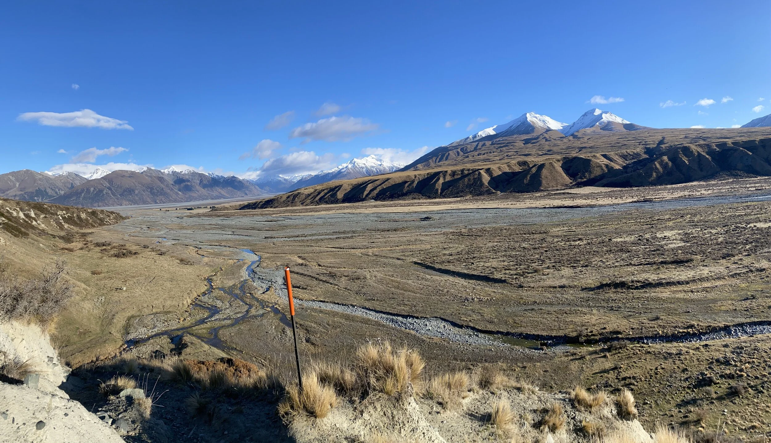 Looking back towards the start down the Potts River.