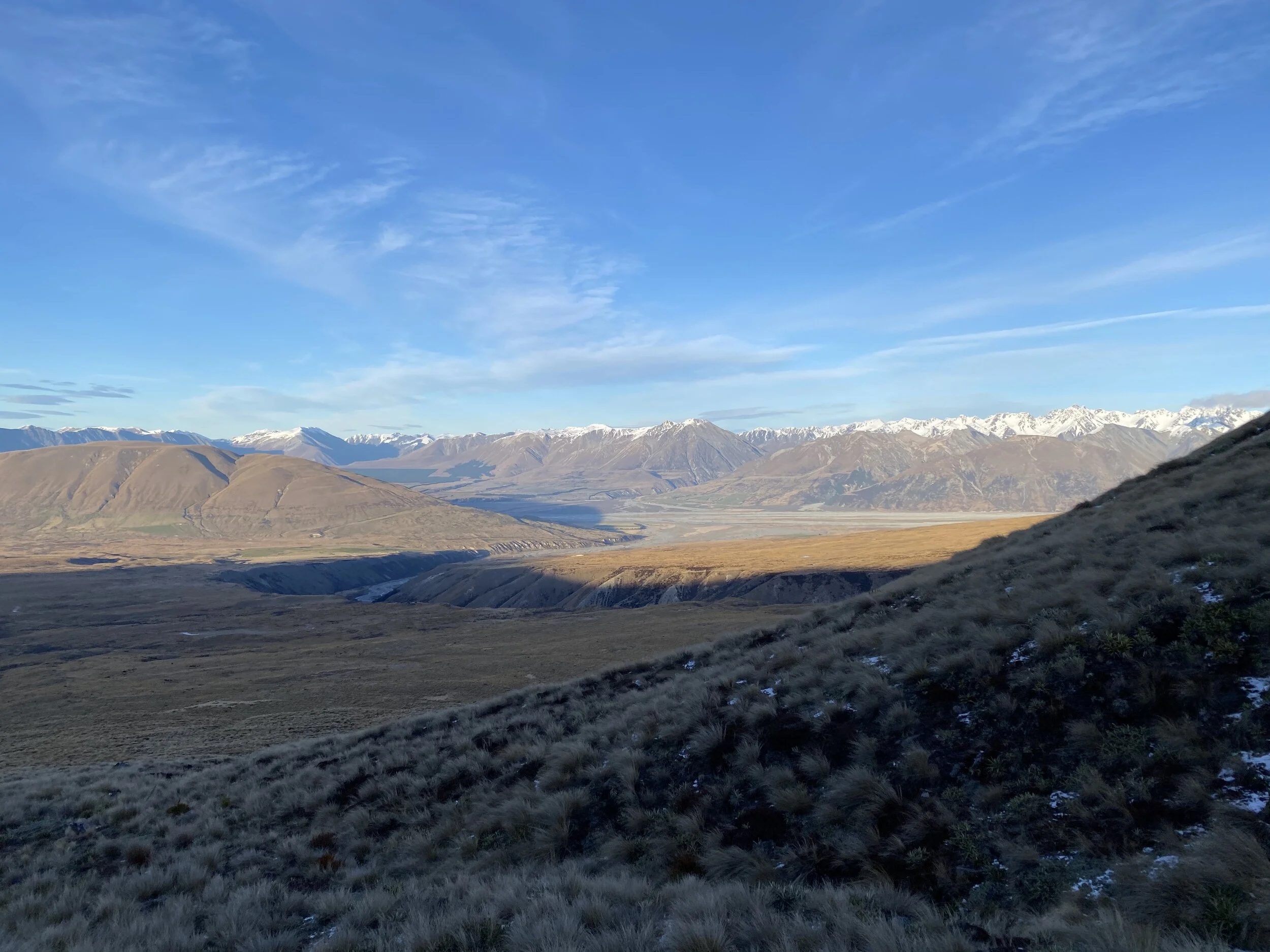 The route back to the car is that way