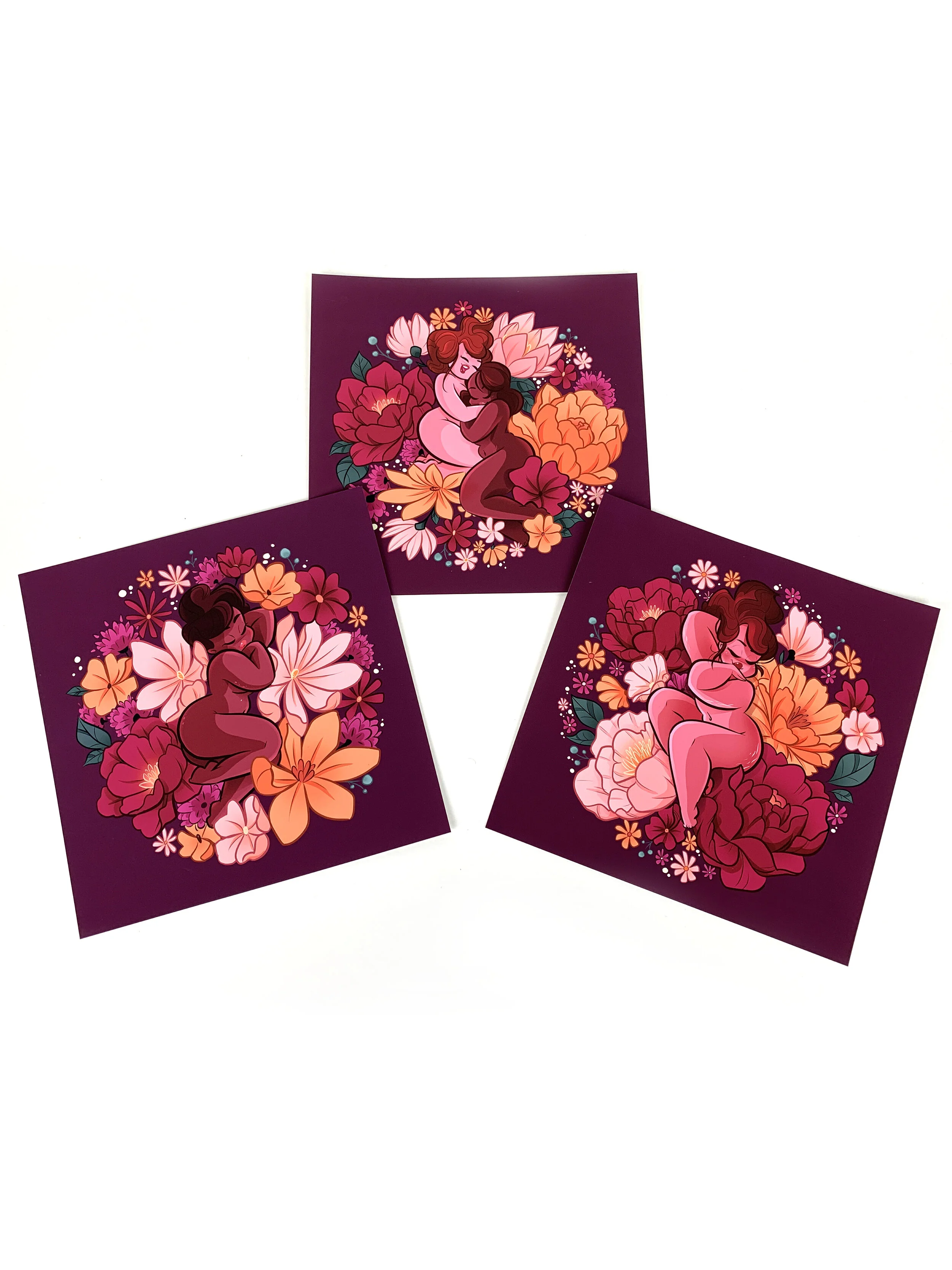Flowers - Set of 3 print
