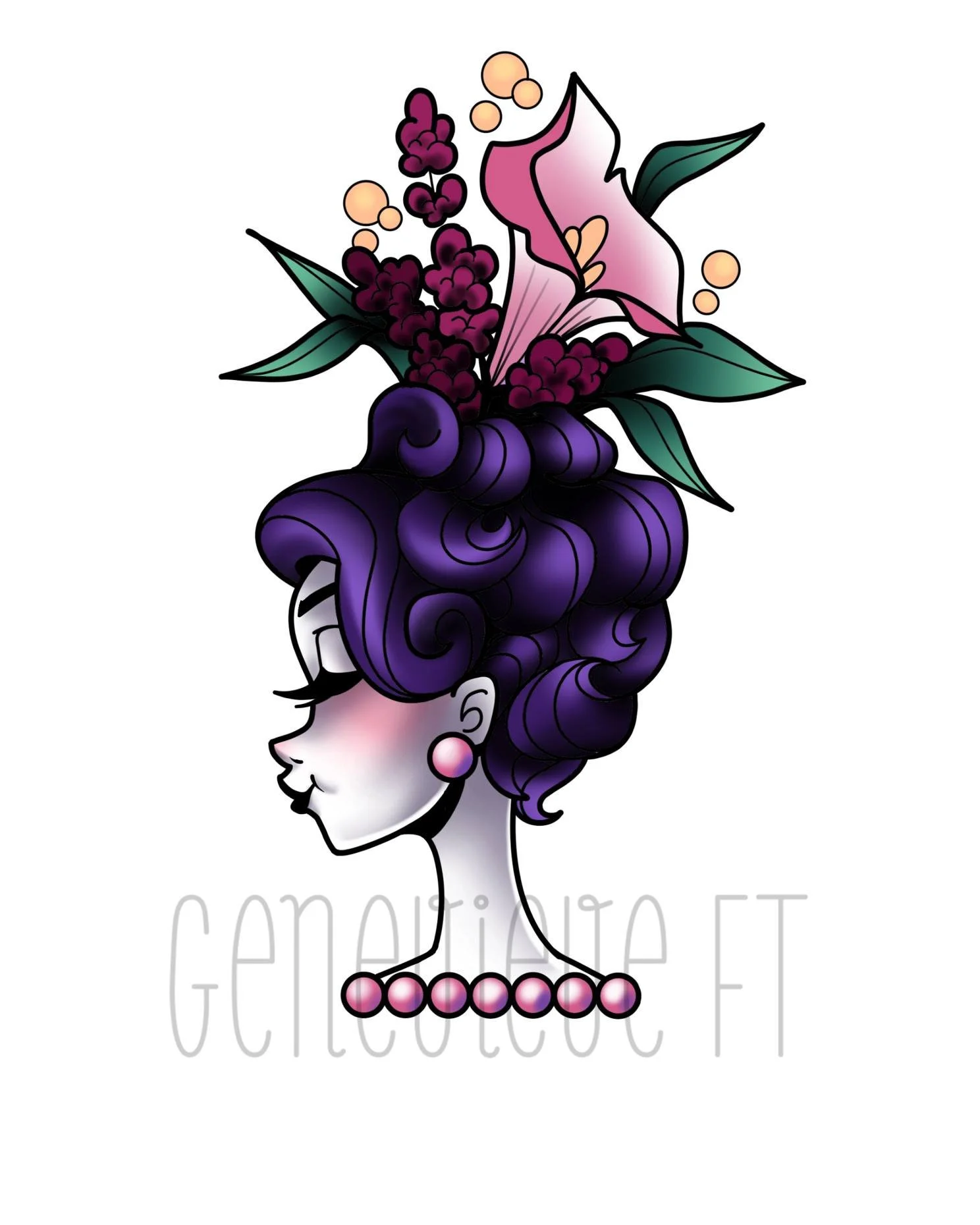 🎄Flash Advent Calendar🎄
I decided to post flash once a day until Christmas. These are all my "want to do" in 2026 (or 2025, still booking December!)

Day IX - Hair, flower and vase! What more to say??? 
📍@opheliatatouage . 💌BOOKING ALWA