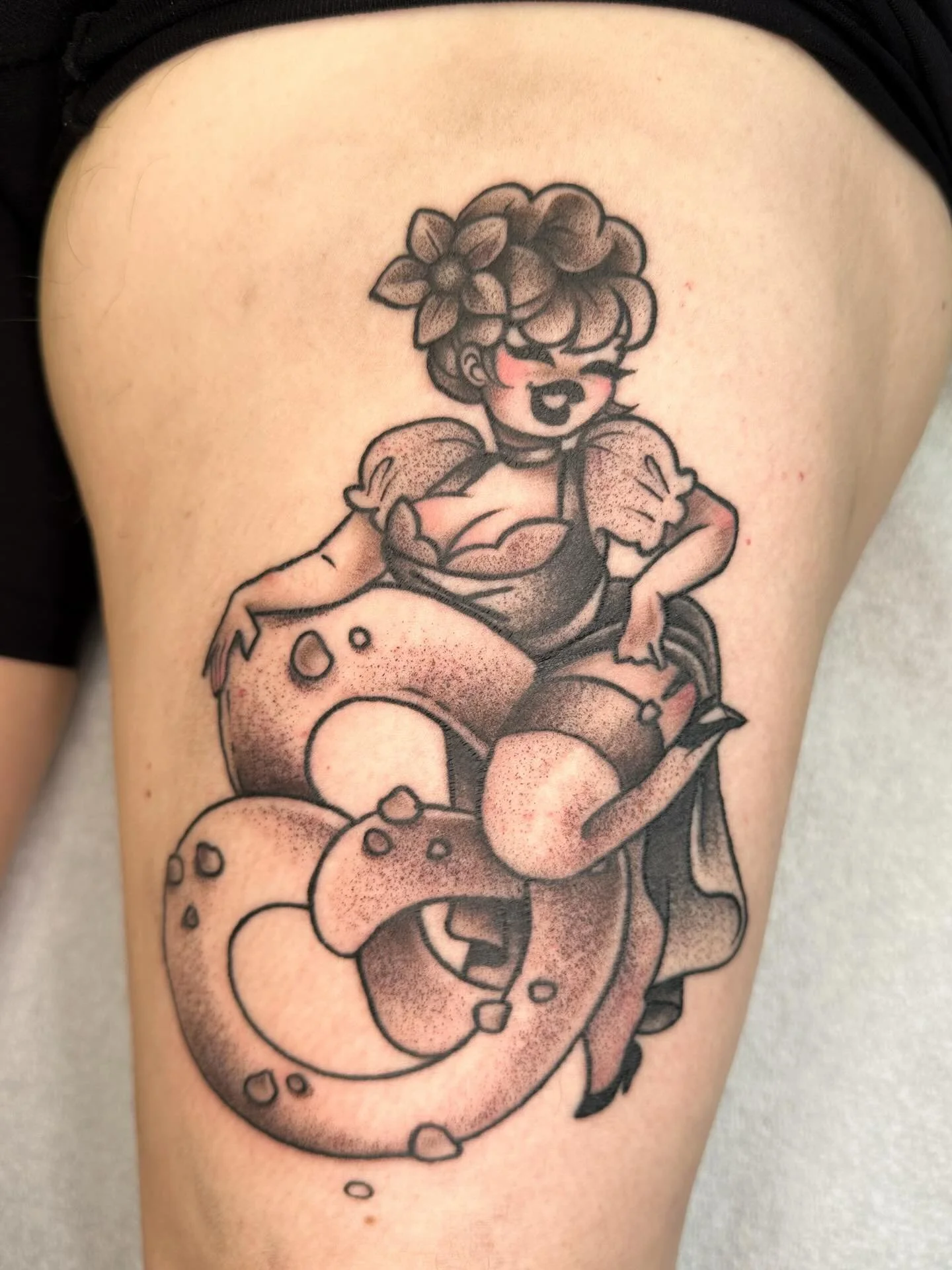 She&rsquo;s always ready for Oktoberfest! 
Still have space in January! Dm or fill the form on my website!
📍@opheliatatouage 
💌BOOKING ALWAYS OPEN💌 
Currently booking : JANUARY &bull; FEBRUARY &bull; DM &bull; EMAIL &bull; FORM 🪬Link in bio to se