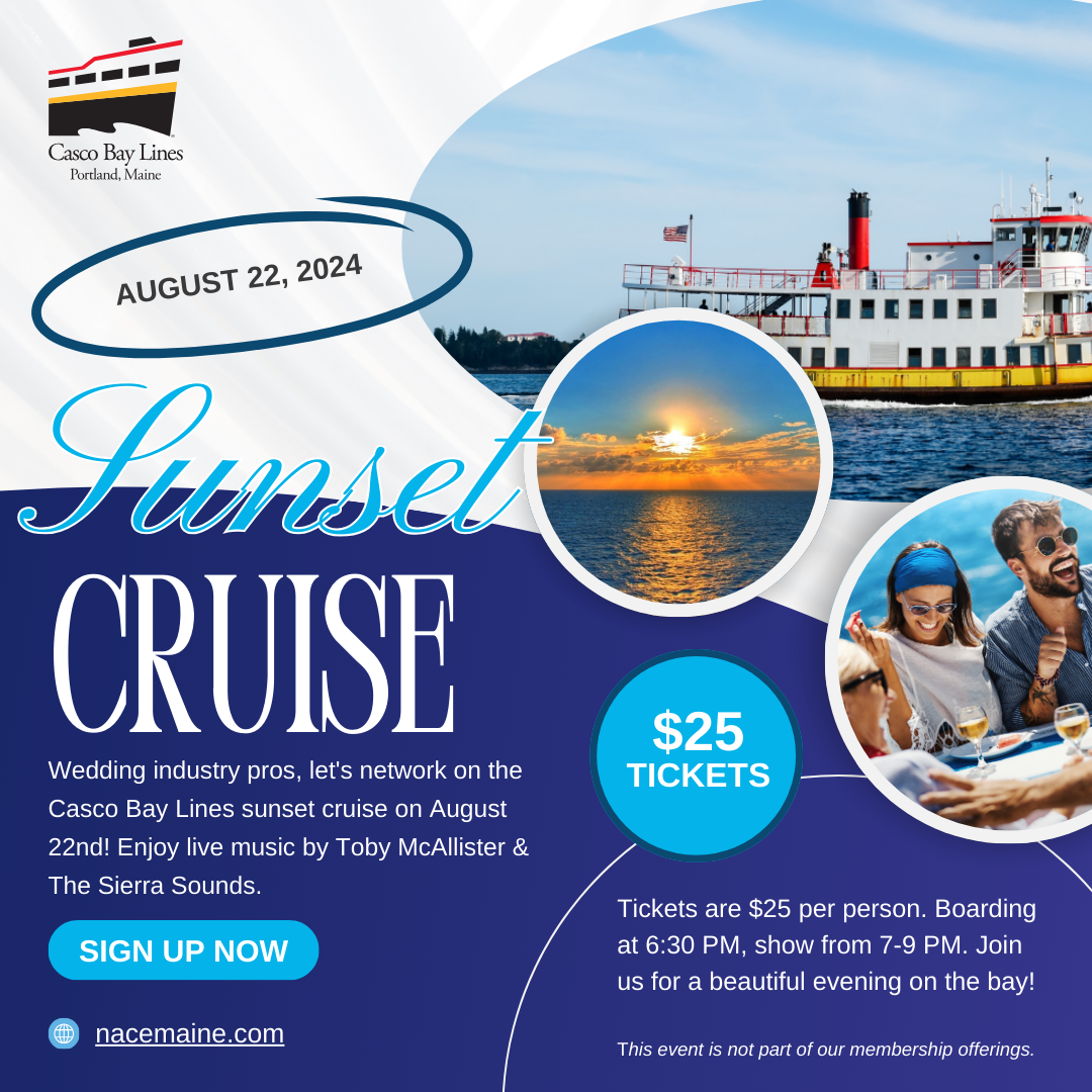 August Networking Event - Casco Bay Lines Sunset Cruise w/ Live Music
