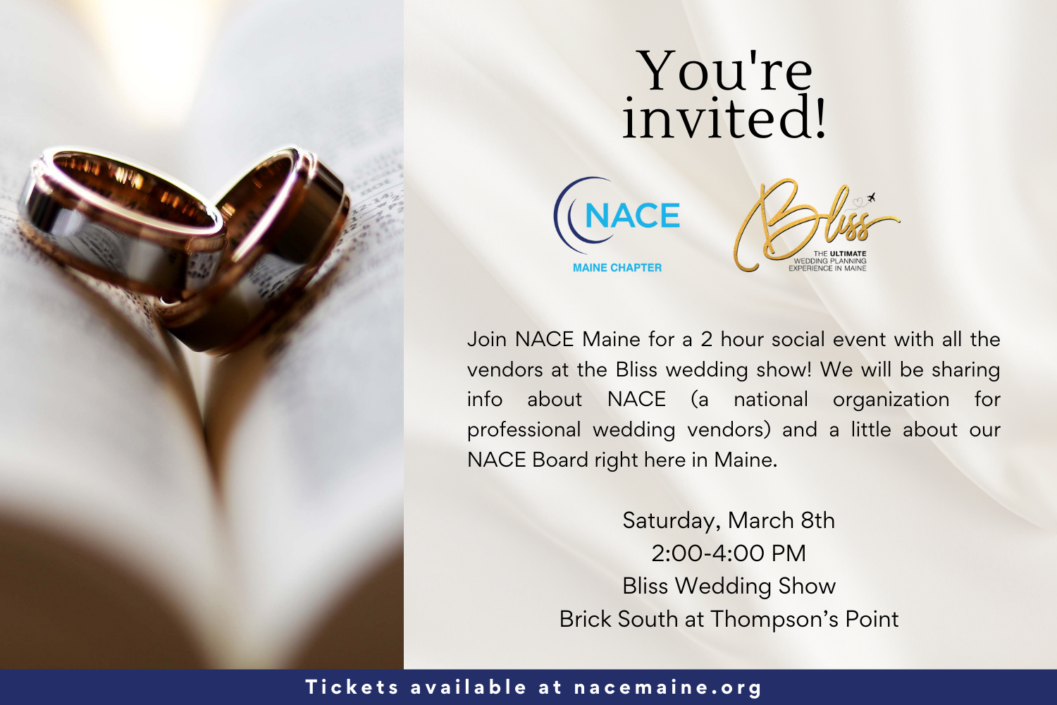 Bliss Wedding Show - NACE Social!