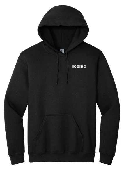 GenHERation® Iconic Hoodie in Midnight Black