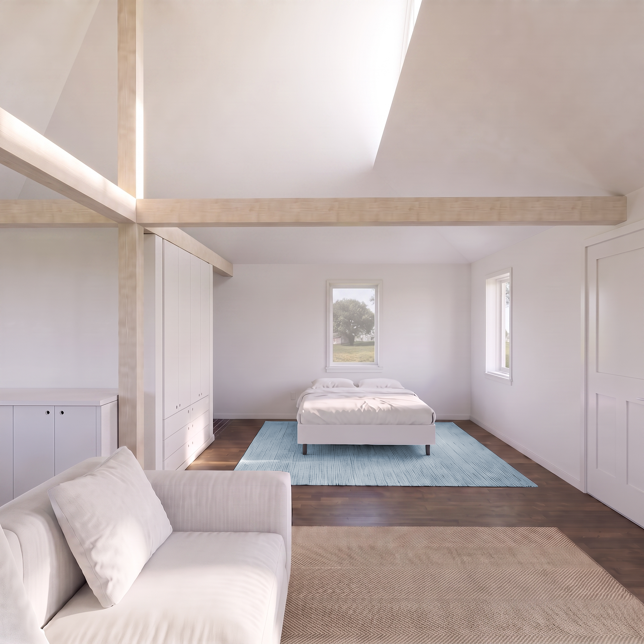 Interior rendered view