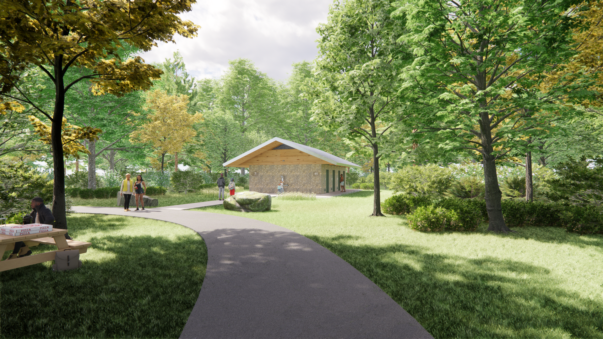 Davidson River Campground, Bathhouses