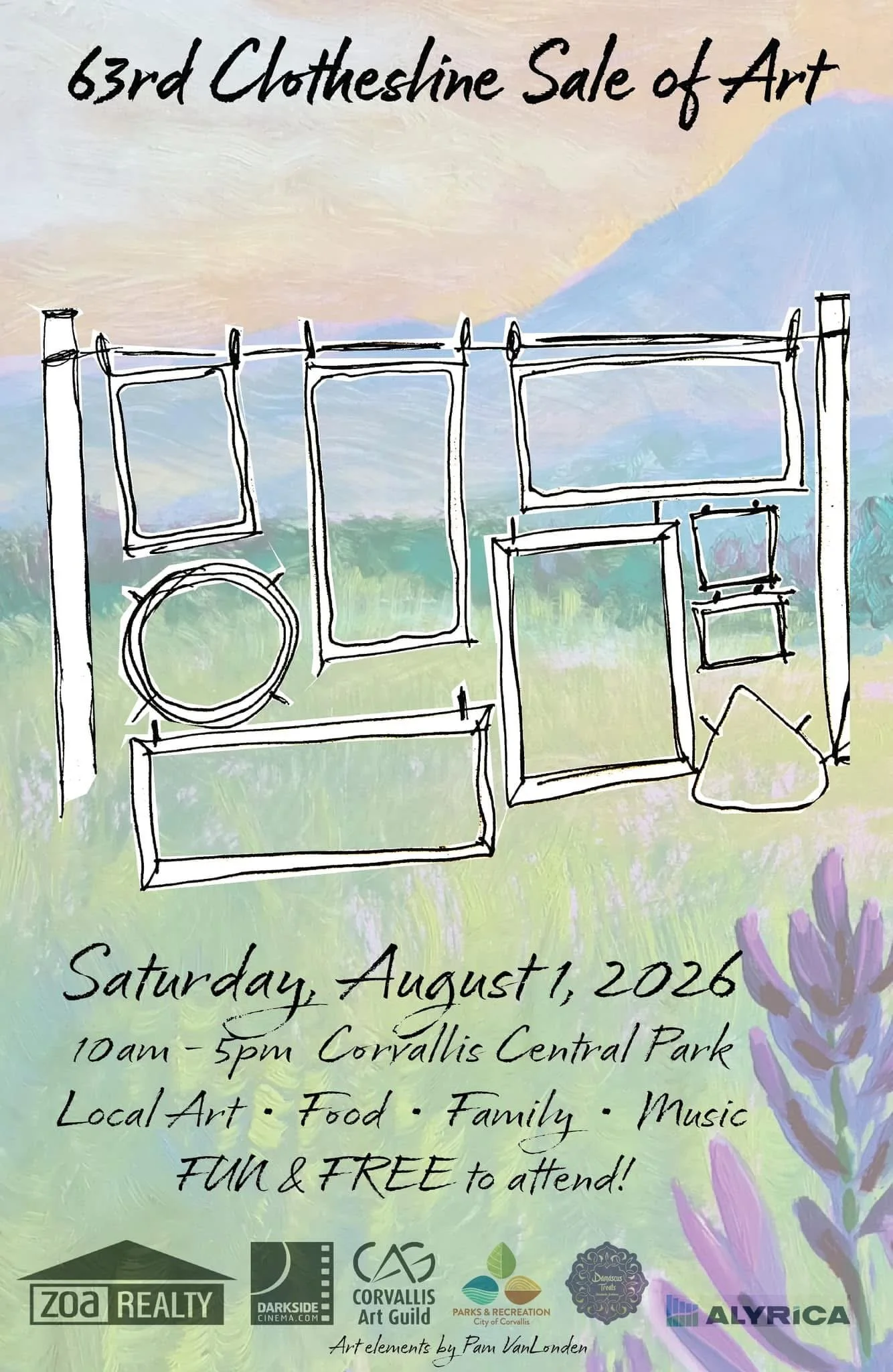 Clothesline Sale of Art
