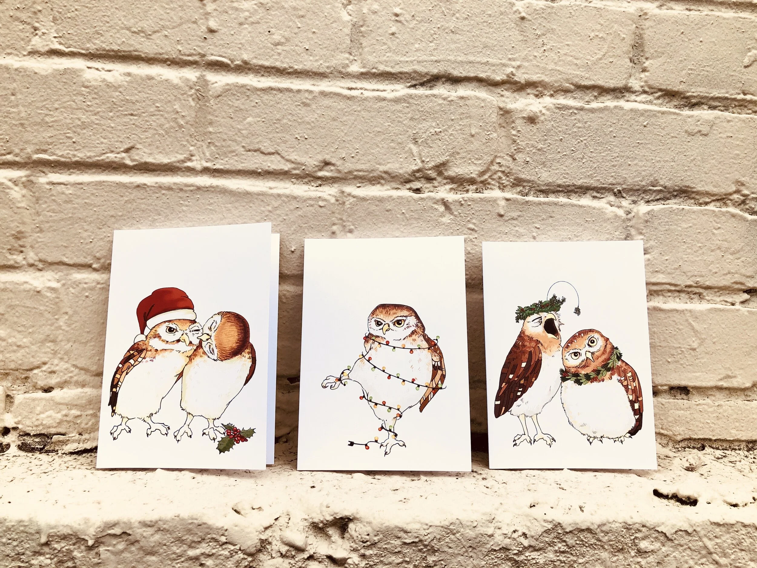 Owl Holiday Cards