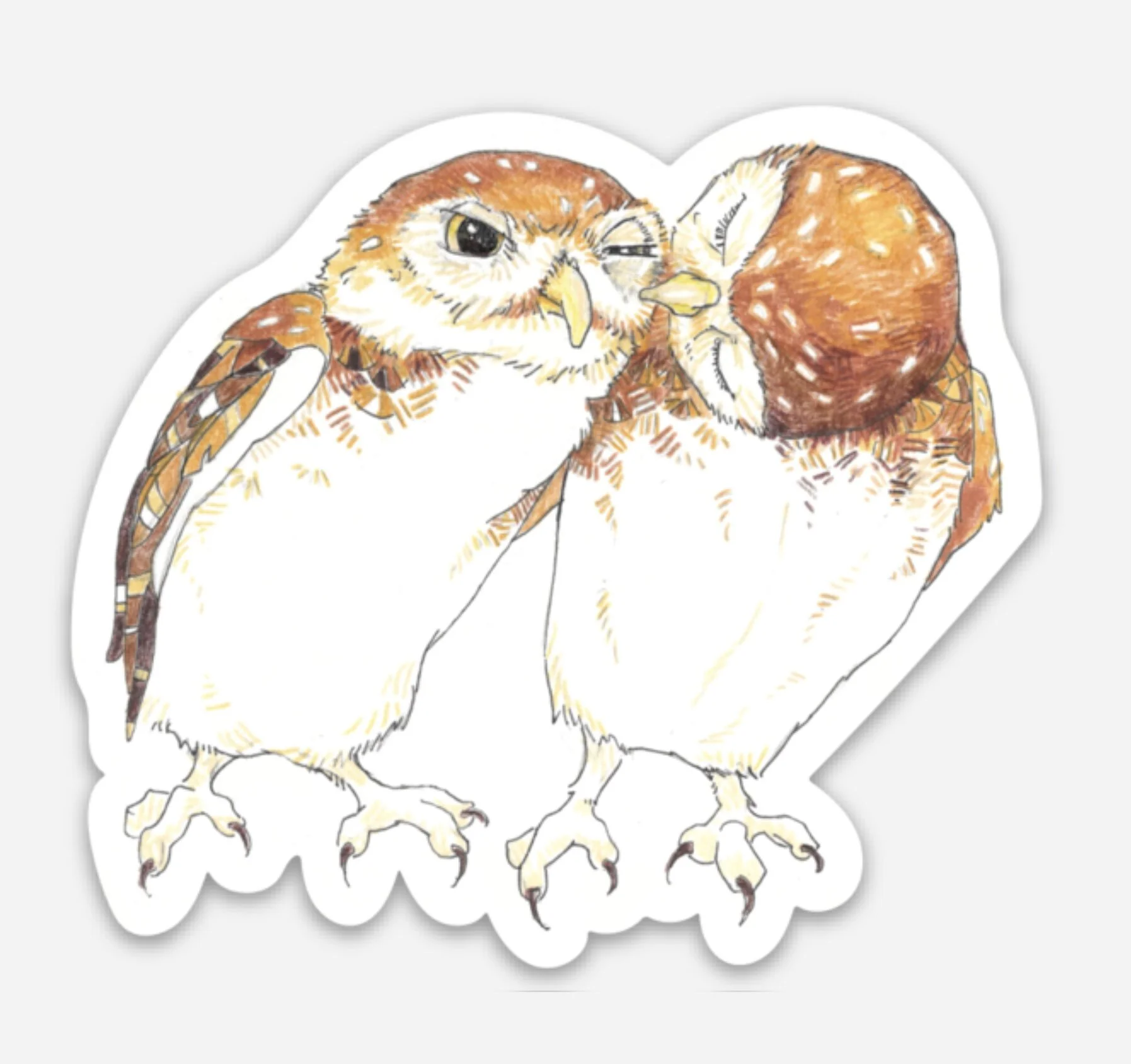 Owl stickers (Wholesale)