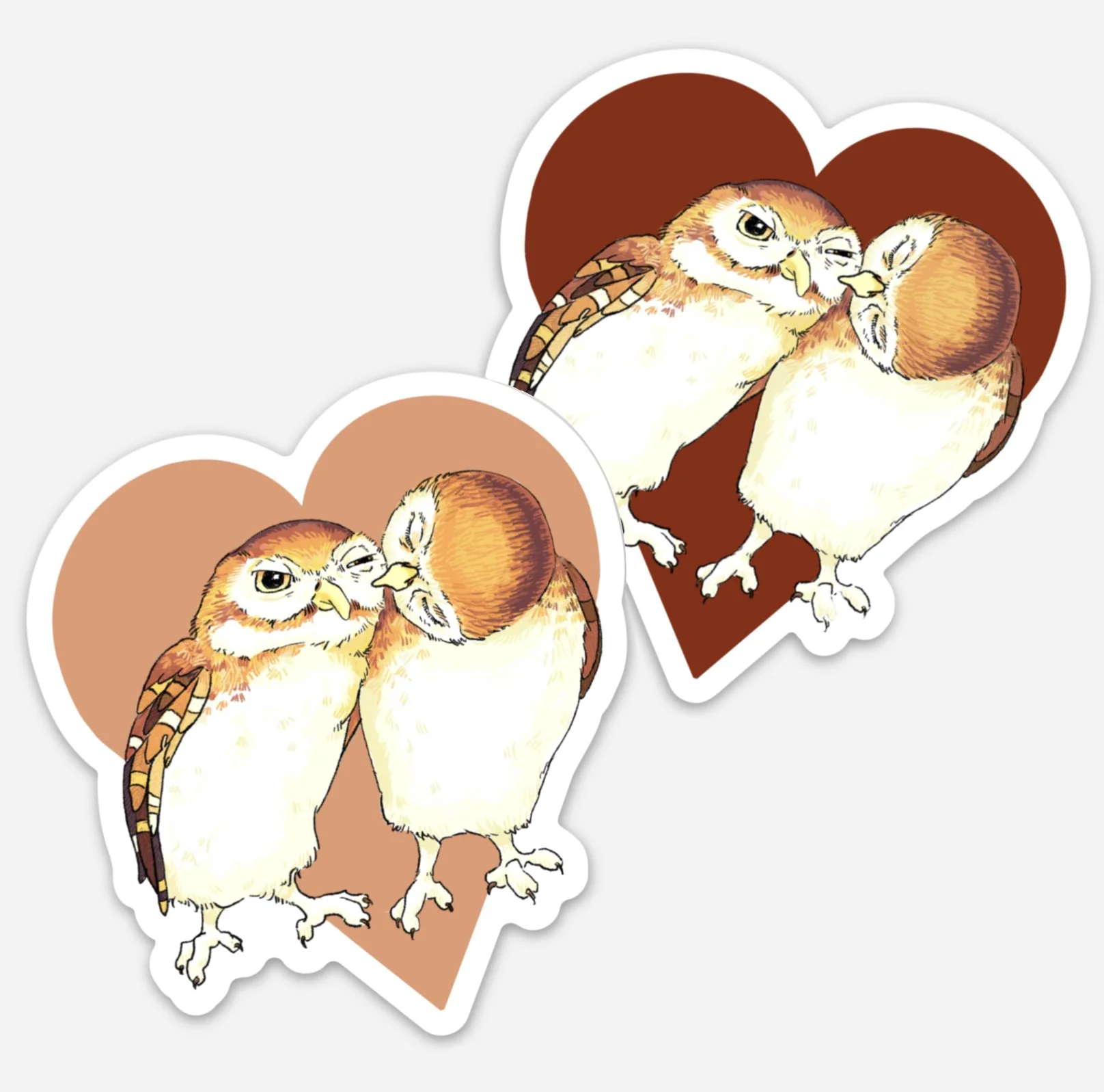 Valentine’s Snug Owl Stickers