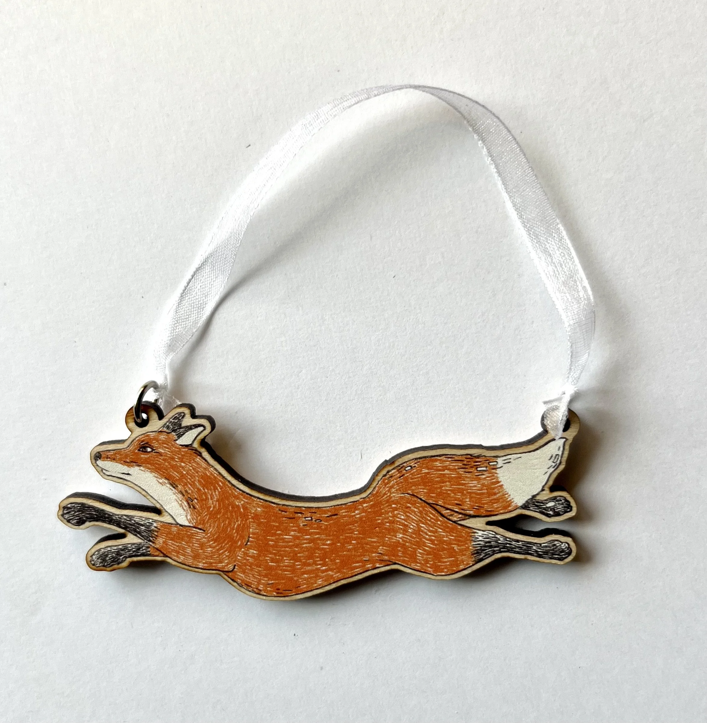 Leaping Fox Ornament (wholesale)