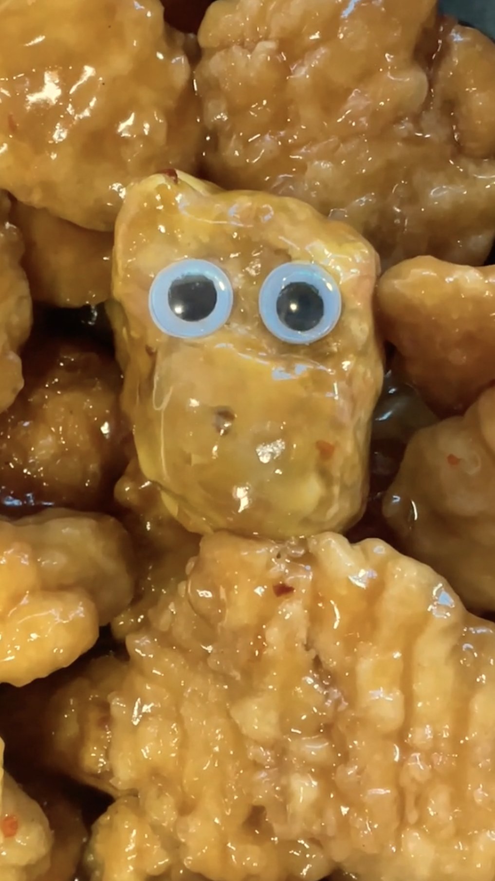  As promised, a sentient Orange Chicken nugg. We tapped into trending audio to intro the character. 