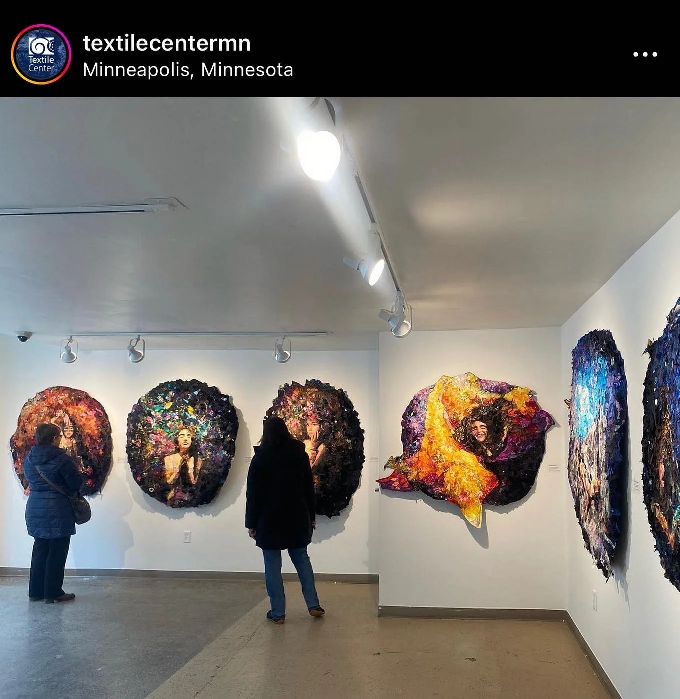 Textile Center installation w:people.JPG