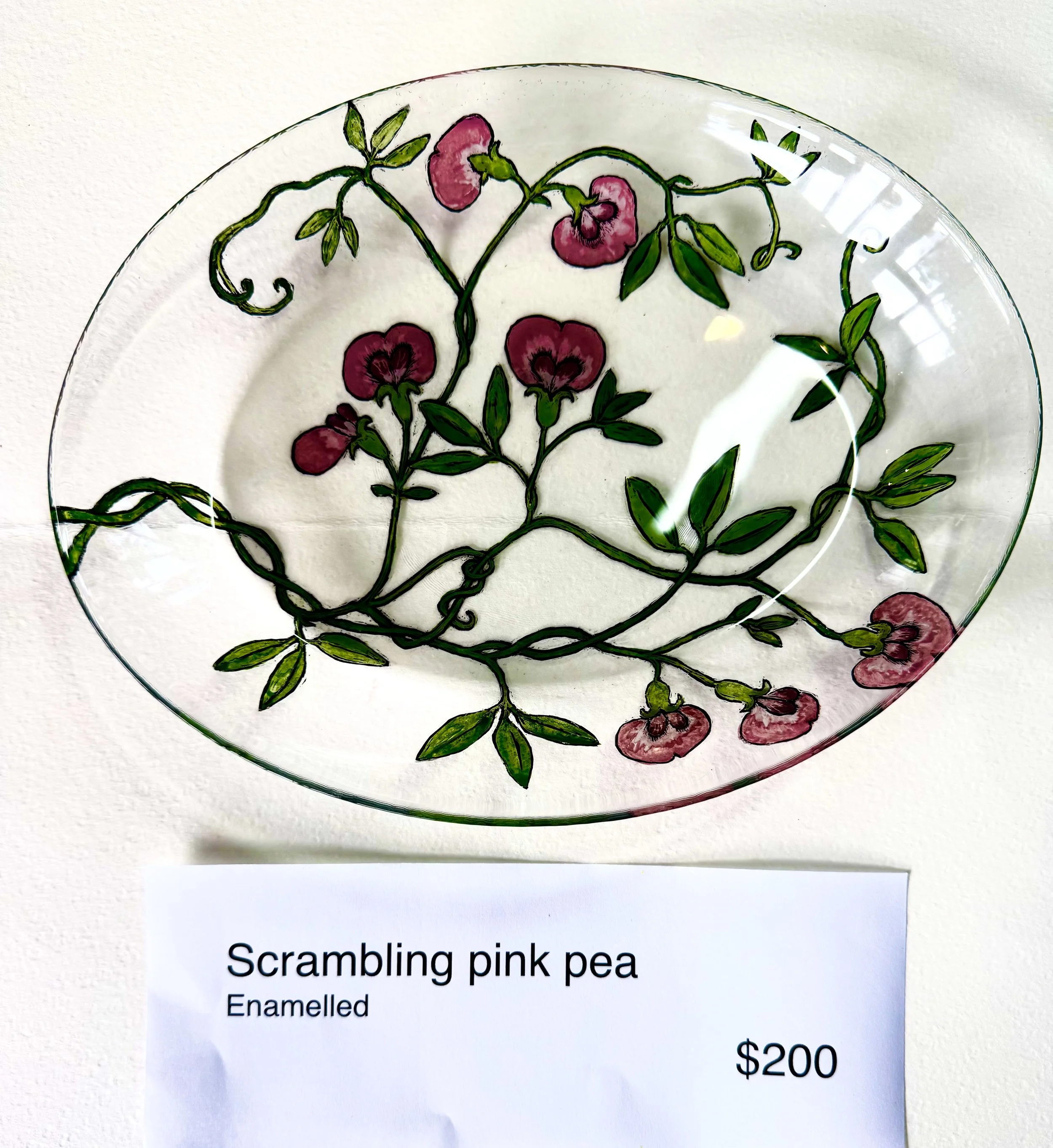 Scrambling pink pea