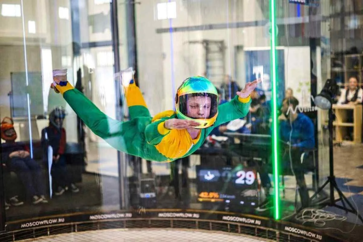 Indoor Skydiving Used To Treat Children With Cerebral Palsy In Russia
