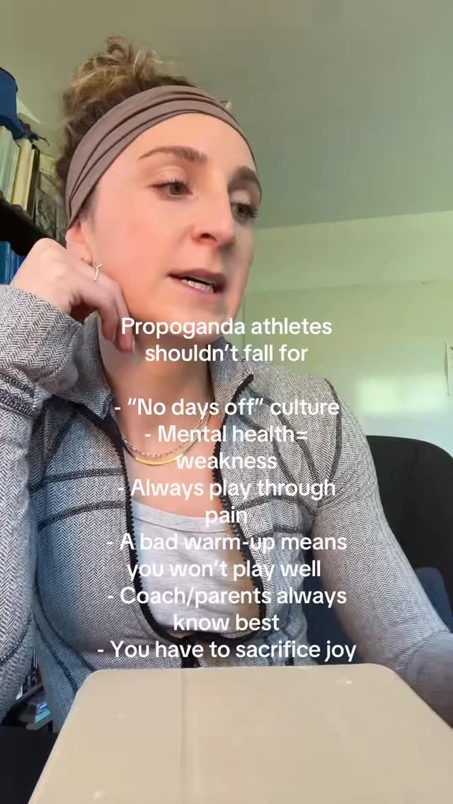 Athletes don’t fall for these lies. Let’s change the narrative! #athletementalhealth #mentalperformancecoach #sportpsychology #athletemindset