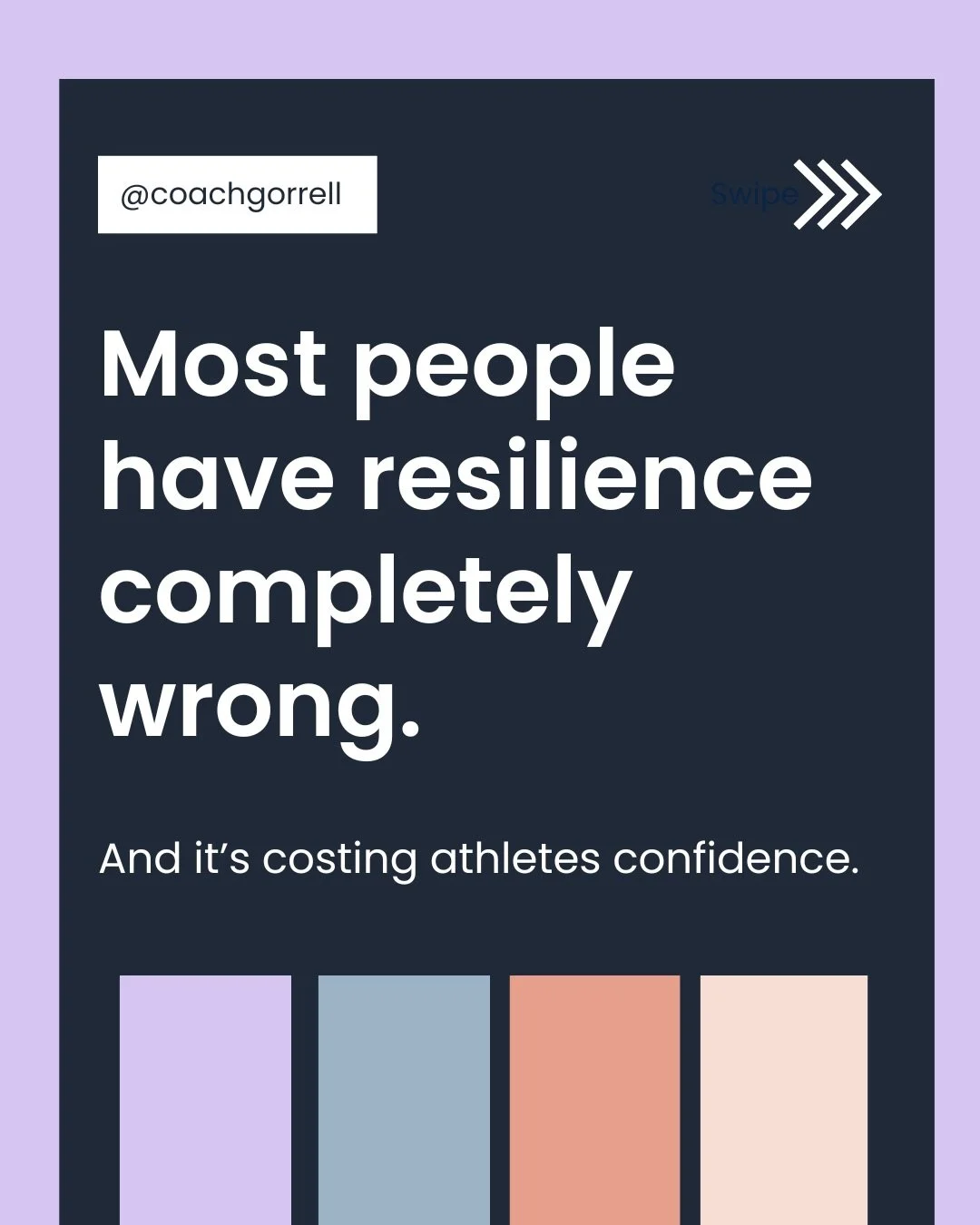 If it feels hard&hellip; good.

That anxiety before the game
That doubt late at night
That feeling in your body telling you to stop

That&rsquo;s not a sign you&rsquo;re not ready.

That&rsquo;s the moment resilience is built. 🧠💪🏼

The athletes wh