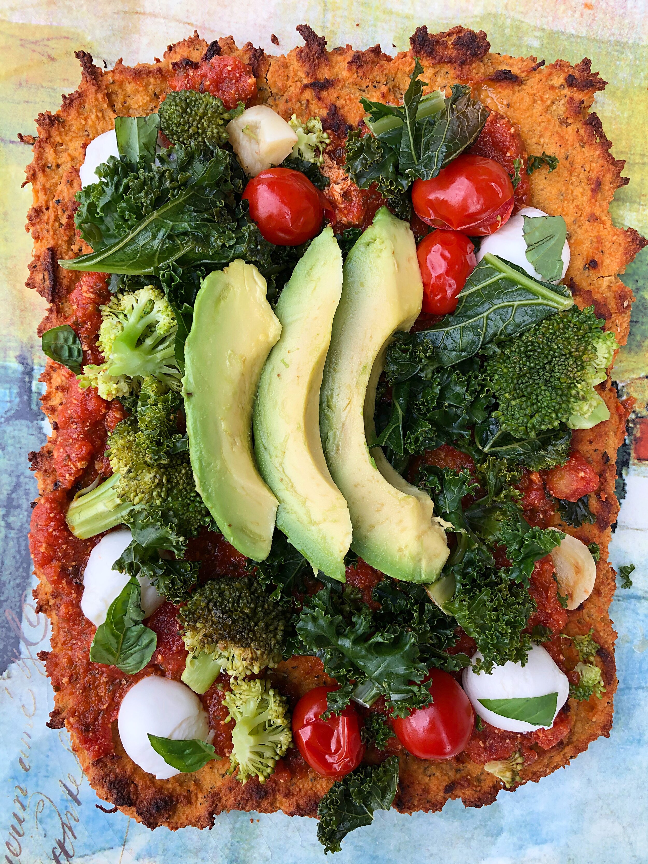 Sweet Potato Crust Pizza