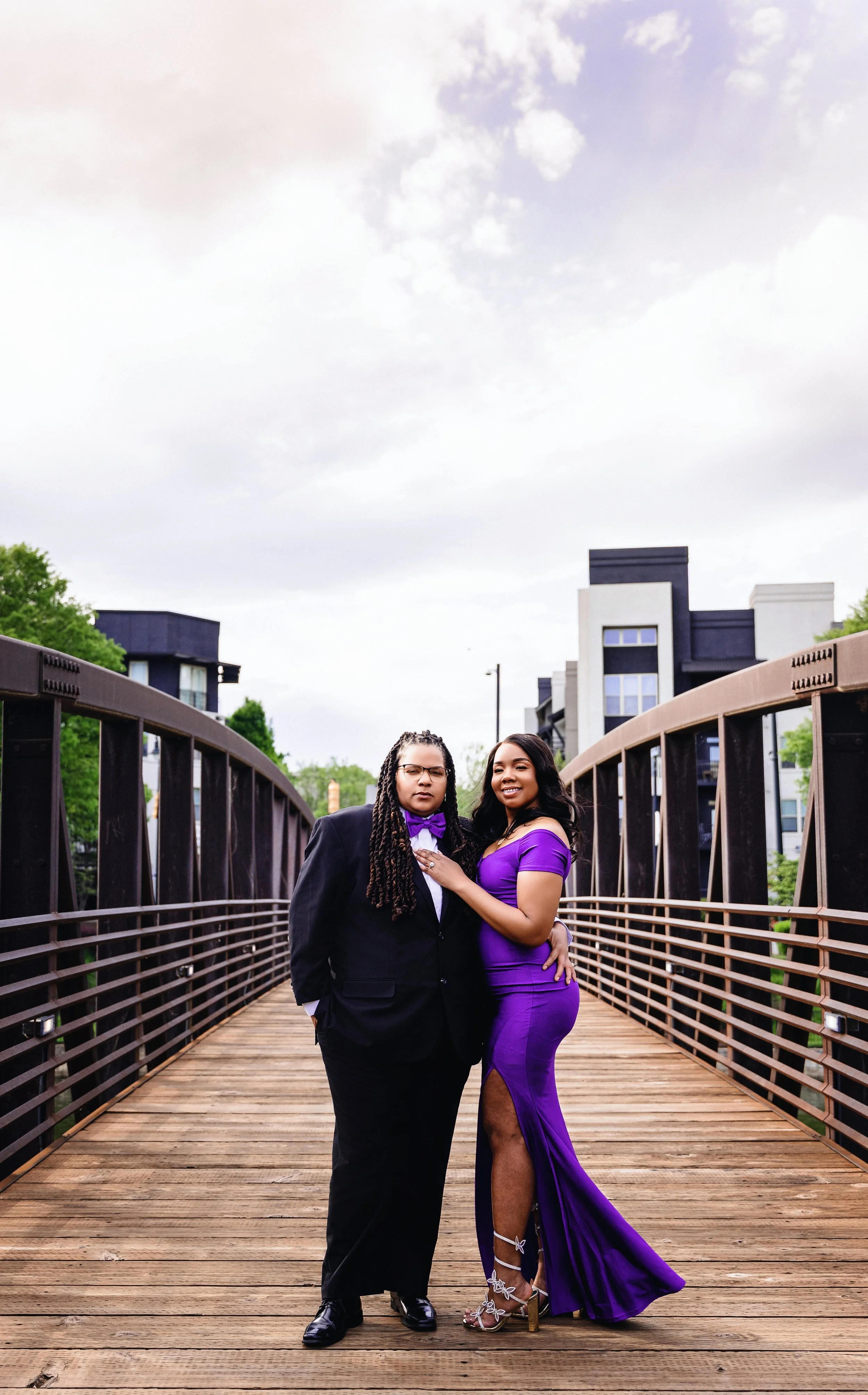 High Museum of Art Atlanta  I “Love in Full Focus” – LaShonda &amp; Jeri’s Engagement Session at Conley Square 